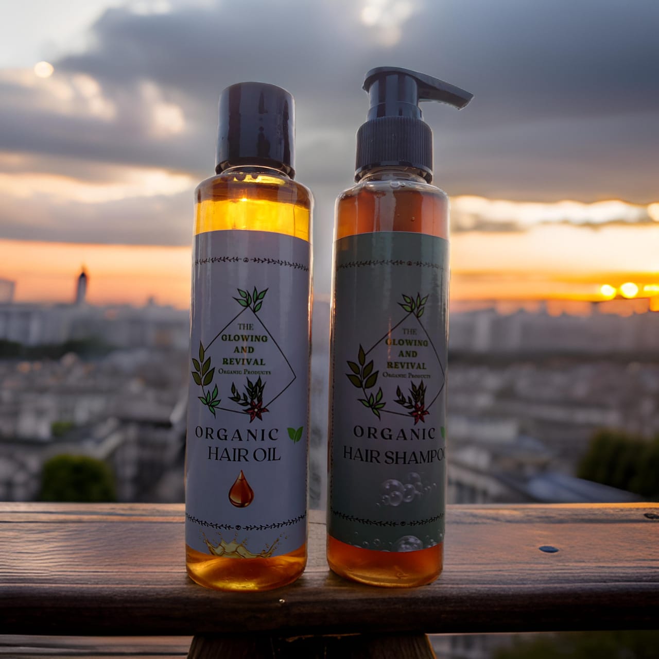 🌿 Organic Hair Oil & Shampoo 🌟